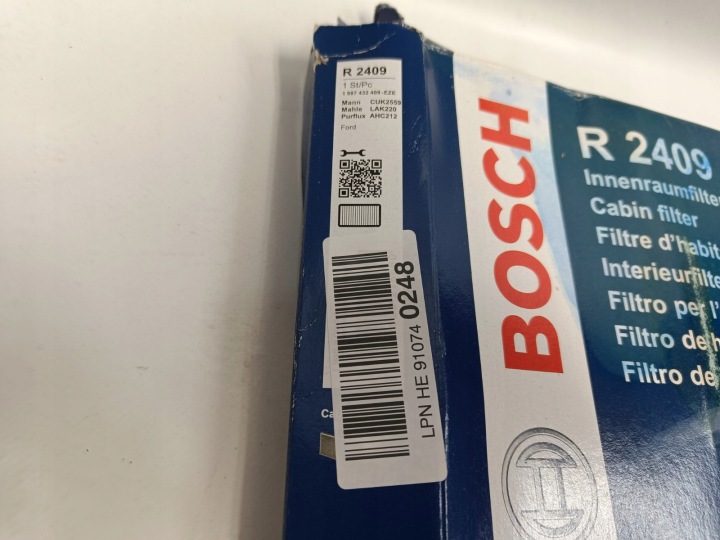 Фильтр салонный угольный Bosch 1987432409 Ford, фото 12