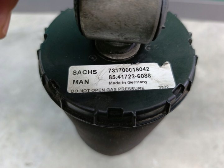 Подушка подвески кабины MAN TGS TG3 амортизатор задний оригинал, фото 3