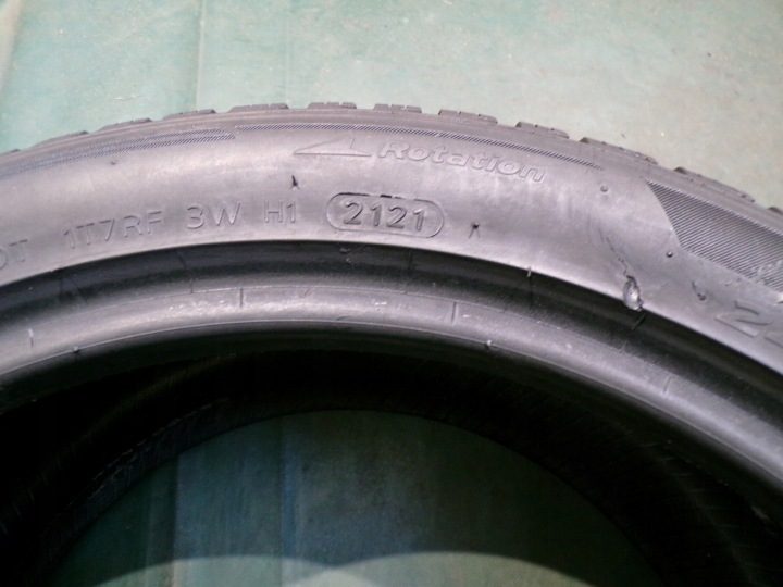 Шина зимняя Hankook Winter i*cept evo3 W330 245/40R18 97 В сцепление на снегу (3PMSF), защита диска, усилитель (XL), фото 6