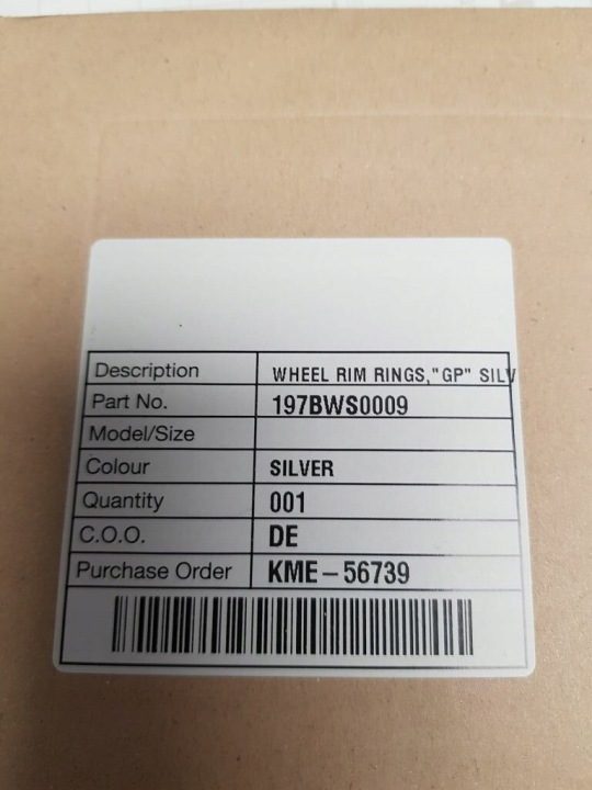 Наклейки На Obręcz Колеса Kawasaki Versys / Z1000SX / GT-R 197BWS0009, фото 4
