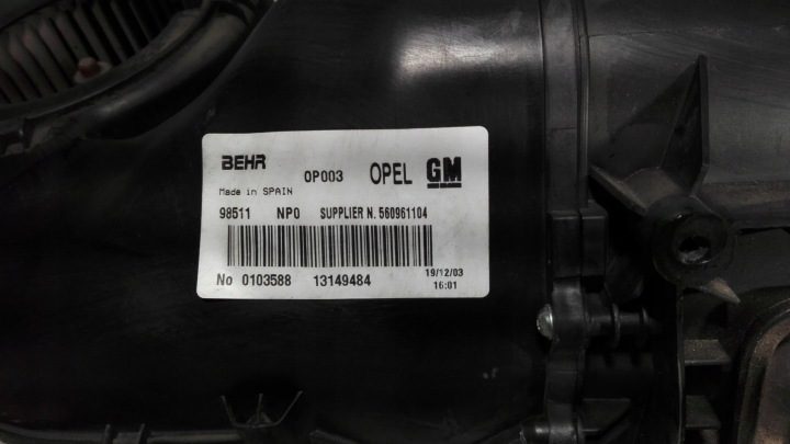 КОНДИЦИОНЕР ОБДУВ КОМПЛЕКТ 1.7DTI OPEL MERIVA A, фото 5