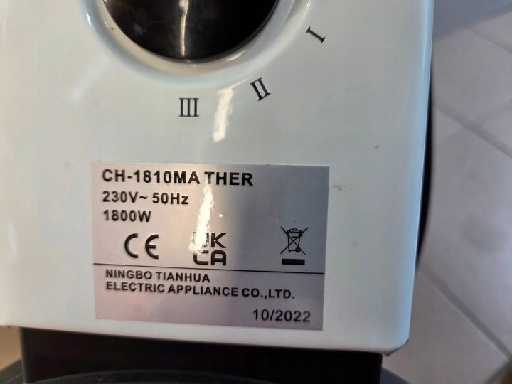 Обогреватель Электрический konwektorowy 1800W CH-1810M, фото 4