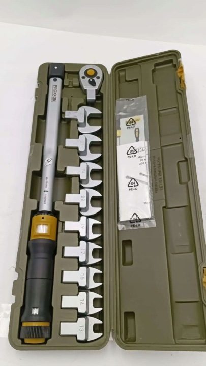 PROXXON Ключ динамометрический 40-200Nm MC 200-Multi с 10 głowicami 1/2 дюйма, фото 2