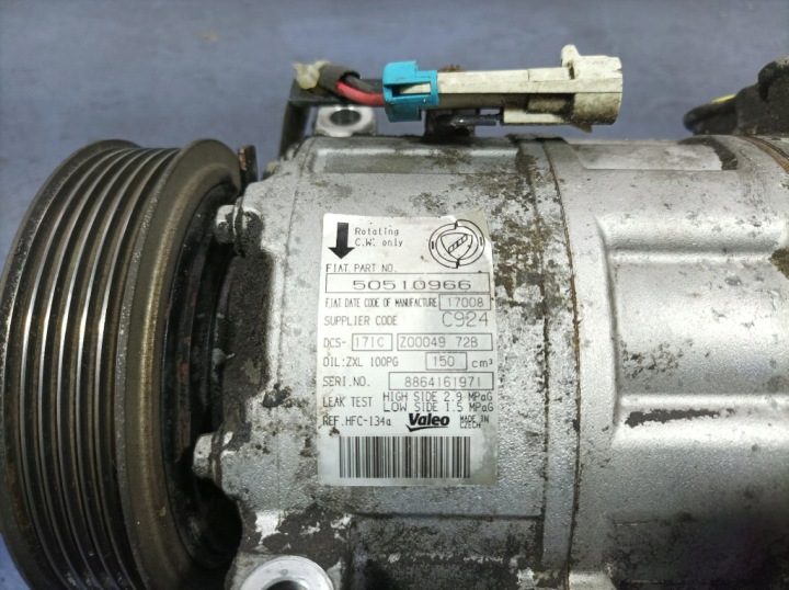 ALFA ROMEO 159 1.9 JTD 120 Л.С. КОМПРЕССОР КОНДИЦИОНЕРА 50510966, фото 7