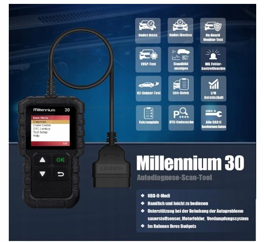 Устройство Диагностическое LAUNCH Millennium 30 Ł860, фото 2