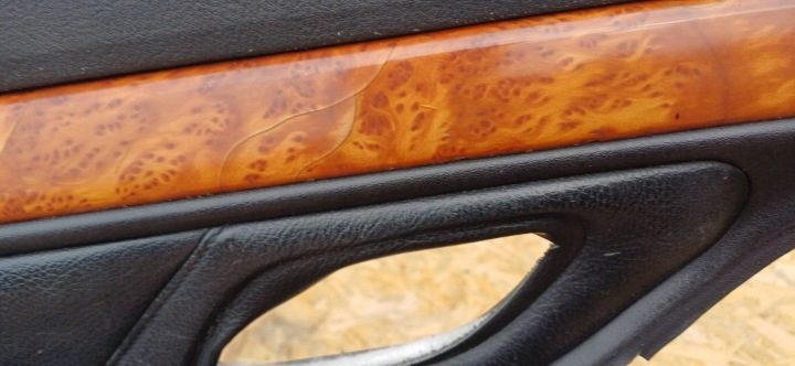 Обшивка передняя сторона левая BMW 7 E38 декор, фото 11