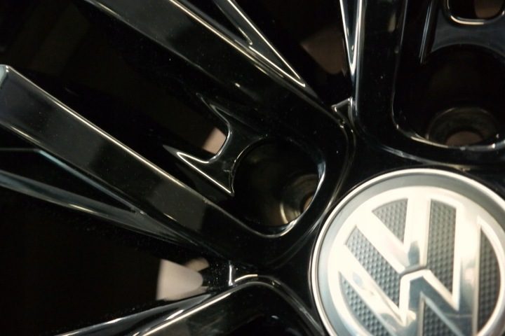 21'' VW Touareg 760 Черный Оригинал R-LINE Continental 285/40 ЛЕТО 5x112, фото 6