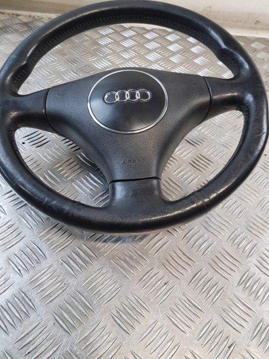 РУЛЬ КОЖА КОЖАНАЯ AUDI A6 C5 A3 8L РЕСТАЙЛИНГ A4 B6 8Z0419091D 8E0124A, фото 8