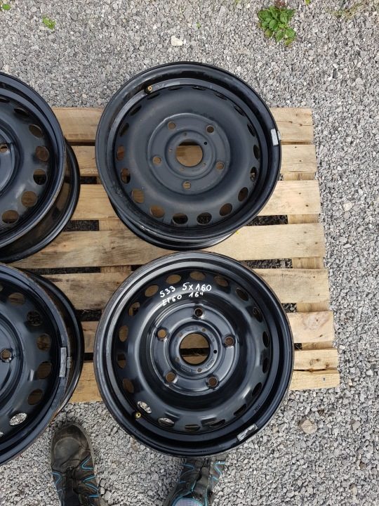 4× Штампованный диск Ford OE 6.5" x 16" 5x160 ET 60, фото 3
