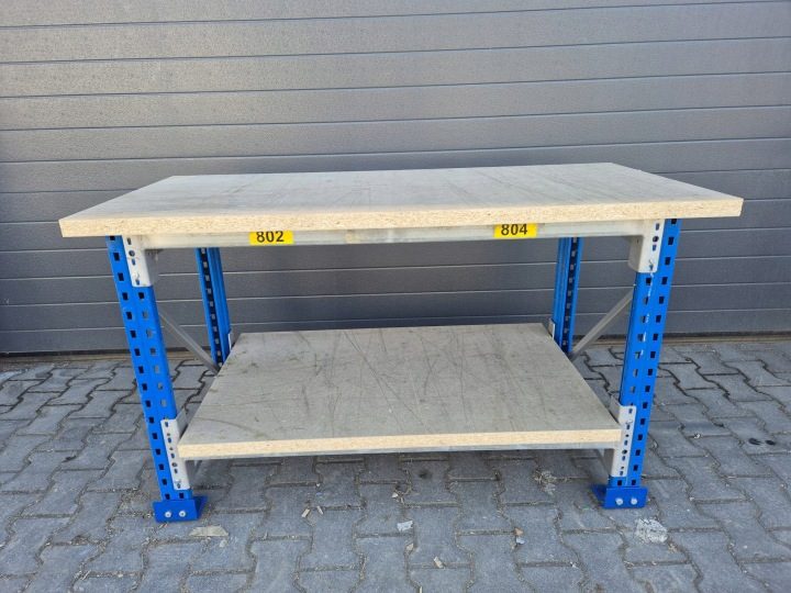 Стол слесарный металлический рабочий 150x75x90 см, фото 3