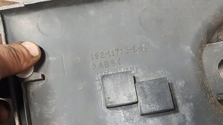 КРЫШКА НАКЛАДКА КРЕПЛЕНИЯ ЗЕРКАЛА RH DAF 45 55 LF EURO 3, фото 3