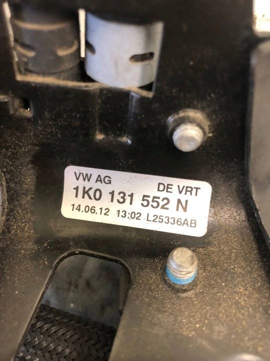 Датчик давления выхлопных газов VW Golf VI Plus 076906051B 1K0131552N, фото 5
