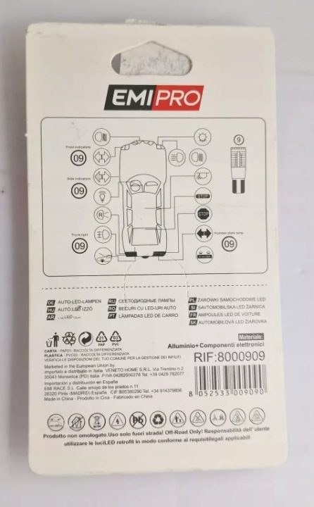 ЛАМПЫ LED EMIPRO 2.2W 6400K T10, фото 2