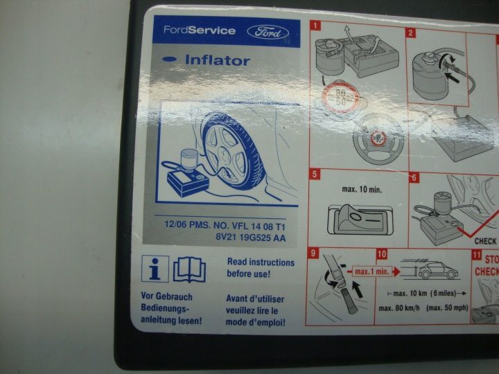 Компрессор насос воздуха Ford Fiesta MK7 8V2119G525AA, фото 2