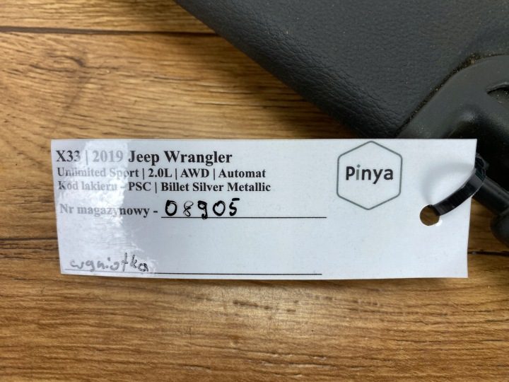 Солнцезащитный козырек Jeep Wrangler JL 2018+ США, фото 7