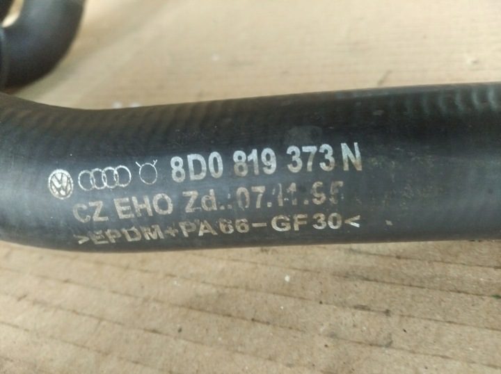 ТРУБКА ПЕЧКИ VW PASSAT B5 AUDI A4 B5 1,8 TB 20V 8D0819373N, фото 3