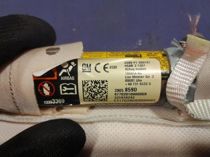 Opel Astra V K 15- хэтчбек Airbag шторка правая 39058590, фото 3