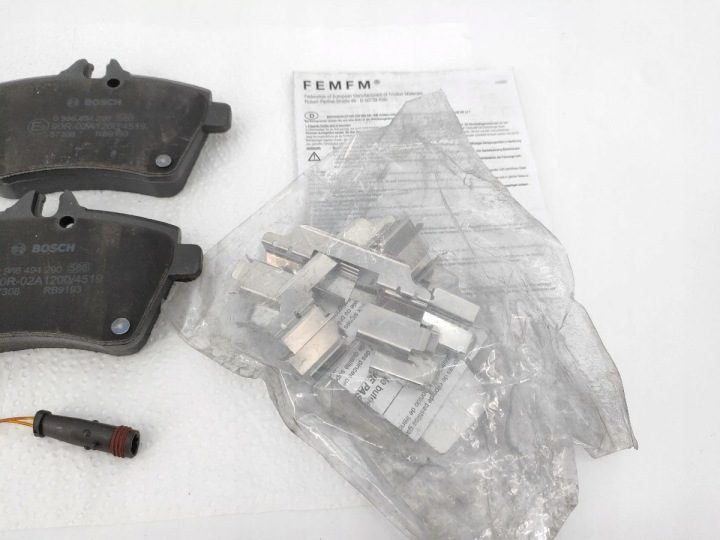 19537J5 BOSCH КОЛОДКИ ТОРМОЗНЫЕ ПЕРЕДНИЕ MERCEDES W169 1.5/2.0D 2004-2012, фото 5