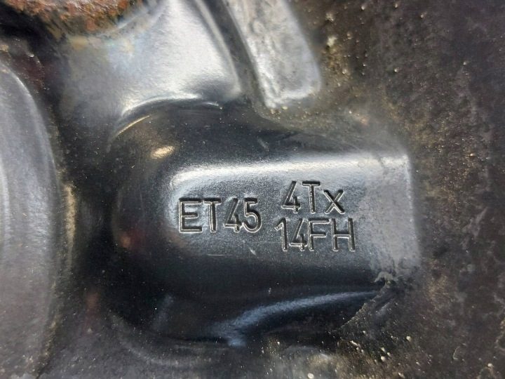 Докатка 4X100 4Jx14 ET45 FI54,1 115/70R14 Toyota Yaris I, фото 2
