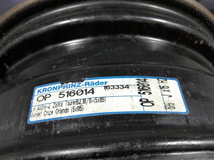 4× Штампованный диск Opel OE 6.5" x 16" 5x115, фото 4