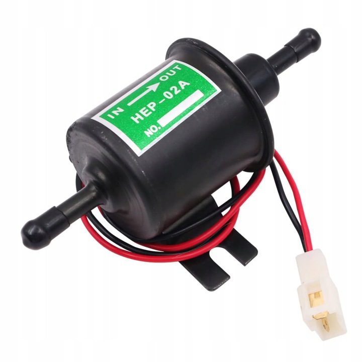 ЭЛЕКТРИЧЕСКИЙ PRZPŁYWOWA НАСОС ДЛЯ ТОПЛИВА HEP-02A 12V 3-6 PSI ЧЕРНЫЙ, фото 7