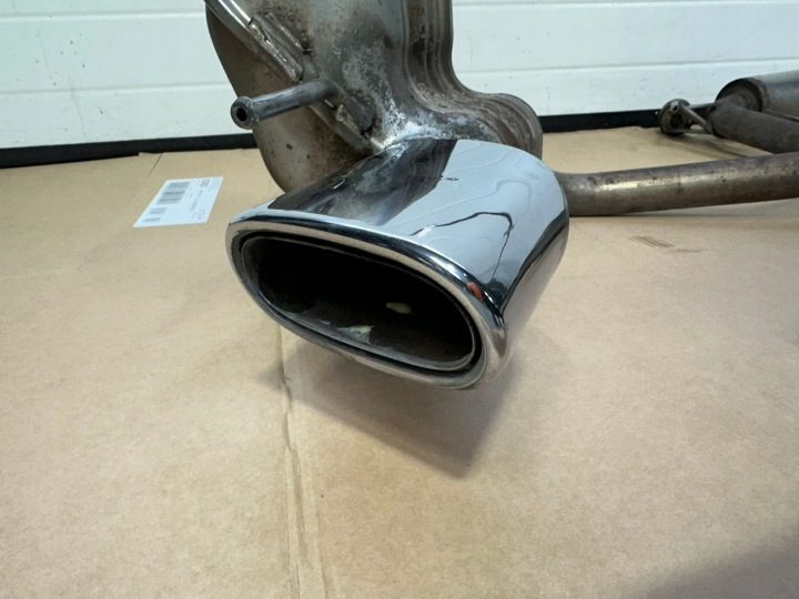 Глушитель, exhaust,katalizator Mercedes SL R230,W230 SA2, SL350, V6,3.7, фото 3