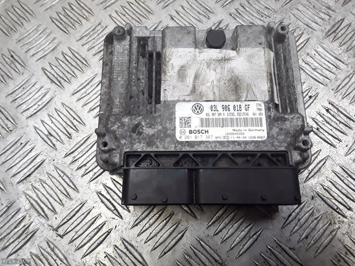 2012 VW Scirocco ЭБУ 2000tdi 03l906018gf 0281017367 03l907309n, фото 1
