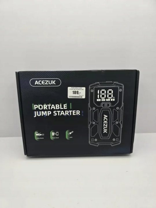ACEZUK Повербанк Пусковой 4000A 12V Для Авто ВНЕДОРОЖНИК Мотоцикла с Фонариком LED, фото 1