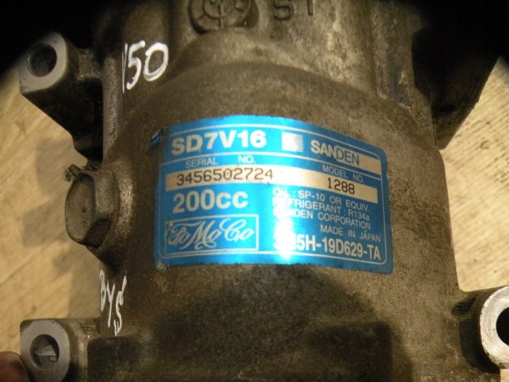 Компрессор кондиционера Volvo C30, S40, V50, 1.6D, '06-; SD7V16-1840, фото 5