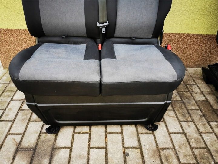 RENAULT MASTER III IV 10-24 СИДЕНЬЕ ПАССАЖИРА ŁAWKA ДИВАН 2OS СТОЛИК РАЗБОРКА, фото 2