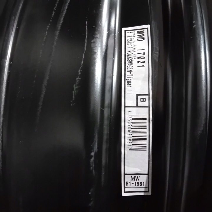 4× Штампованный диск MWD 6.5" x 17" 5x112 ET 38, фото 6