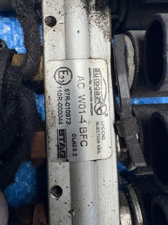 МОЛДИНГ ФОРСУНКИ ГБО STAG W01-4 ЧЕРНЫЕ 4 ЦИЛ. 67R-010973, фото 3
