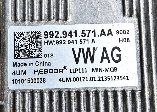 Оригинал - VW SKODA SUPERB III 3V Модуль Блок розжига фары LED 992941571AA, фото 2