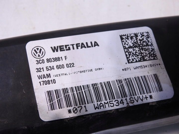 321546600001 Фаркоп Westfalia VW Passat B6 универсал, фото 8