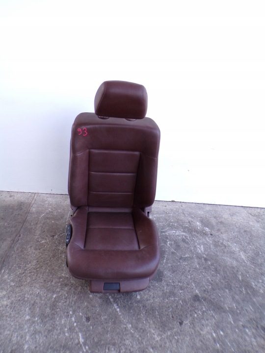СИДЕНЬЕ ЛЕВОЕ ПЕРЕДНЕЕ ВОДИТЕЛЯ MERCEDES W212 КОЖАНОЕ КОРИЧНЕВОЕ, фото 2