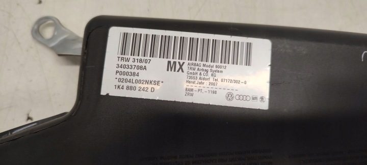 Подушка безопасности сиденья Volkswagen OE 1K4880242D, фото 3