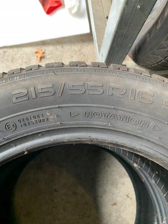 4× Шина зимняя Nokian Tyres WR D3 215/55R16 93 H сцепление на снегу (3PMSF), фото 3
