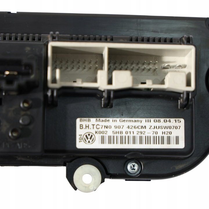 Volkswagen Caddy 2K Панель Управления Кондиционером Ogrzewaniem 7N0907426CM, фото 11