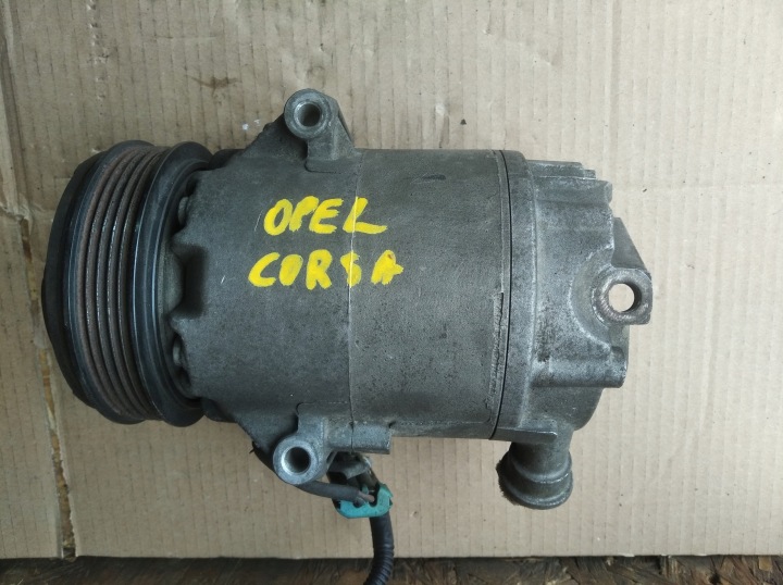 КОМПРЕССОР КОНДИЦИОНЕРА OPEL CORSA C 1,4B 16V 09132918, фото 4