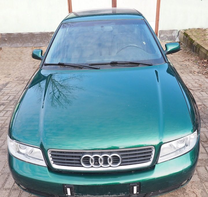AUDI A4 B5 РЕСТАЙЛИНГ 99-01 МОЛДИНГ НАКЛАДКА КРЫШКИ ЗАДНЯЯ ЦВЕТ LZ6L, фото 6