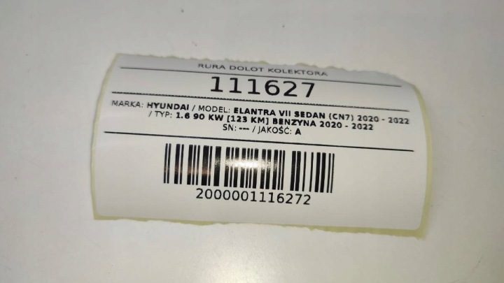 ЗАЛИВНАЯ ГОРЛОВИНА ТОПЛИВА ТРУБКА 31030AA000 HYUNDAI ELANTRA VII 1.6 БЕНЗИН B 2023, фото 8