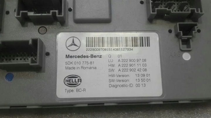 Модуль электронный Mercedes C Класс W205 A2229009708 ЭБУ SAM, фото 2