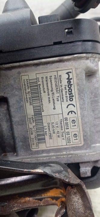 VW TOURAN 1 WEBSTO 000018031232, фото 6