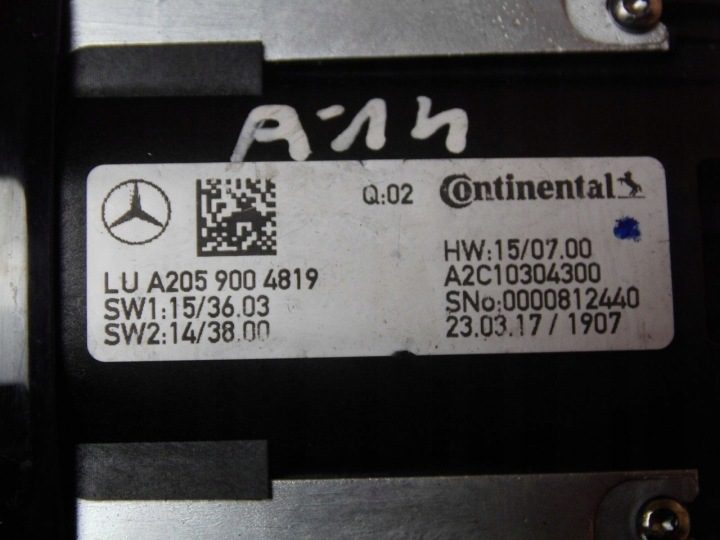Панель сенсорная Mercedes-Benz OE A2059009927, фото 11