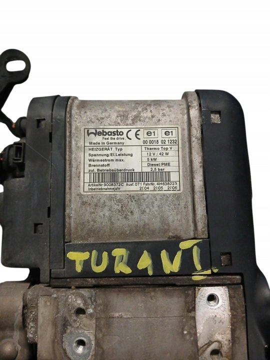 WEBASTO ПОДОГРЕВАТЕЛЬ VW TOURAN I 1K0815065R TOURAN I, фото 3