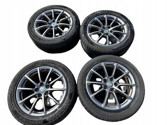 КОЛЕСА ДИСКИ С ШИНАМИ ALFA ROMEO GIULIA 225/50R17, фото 1