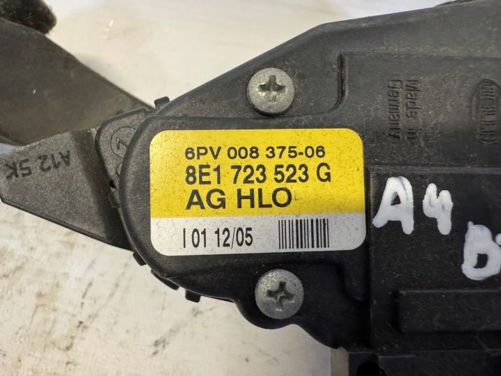 ПЕДАЛЬ ДАТЧИК ПЕДАЛИ ГАЗА AUDI A4 B7 2004-2008 AVANT АВТОМАТ 8E1723523G, фото 2
