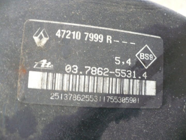 ВАКУУМНЫЙ УСИЛИТЕЛЬ ГЛАВНЫЙ ТОРМОЗНОЙ ЦИЛИНДР DACIA DUSTER 472107999R, фото 3