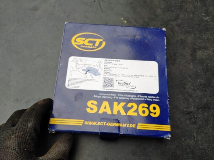 Фильтр салонный SAK 269 SCT Germany Fiat Suzuki, фото 4
