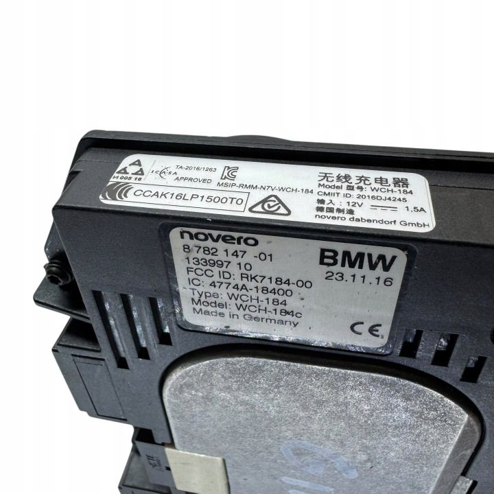BMW 7 G11 G12 2015 Беспроводная зарядка 8782147, фото 11